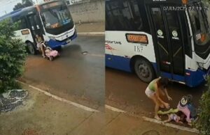 16:30 –
Mãe diz que ficou em estado de choque após quase ser esmagada com a filha por ônibus em MT