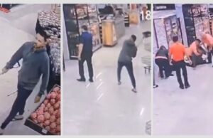 11:28 –
Cliente agride funcionário de mercado com golpe de pá na cabeça após reclamação de esposa; veja vídeo