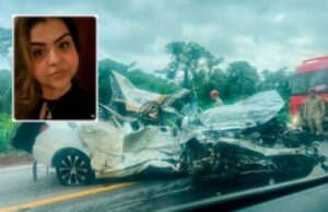 07:35 –
Médica morre presa às ferragens em batida envolvendo carro e carreta na BR-070