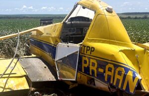 Piloto morre em queda de avião agrícola em Mato Grosso