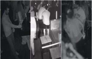 Vídeos mostram acusado entrando em banheiro e psicólogo ferido