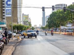 Obras do BRT avançam em múltiplos pontos de Cuiabá com interdições e desvios