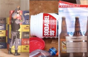 Polícia fecha fábrica de cerveja fake e cita uso de soda cáustica