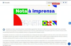 Lula pede a Trump fim de tarifaço e de sanções em conversa de 30 minutos