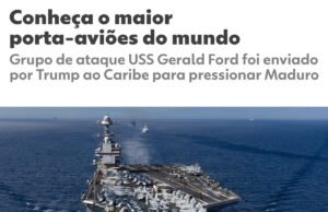 conheأ§a o maior porta-aviأµes do mundo, enviado por Trump ao Caribe