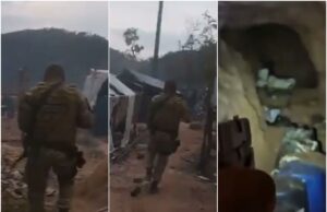 Vídeo mostra ação da PF em garimpo ilegal após confrontos