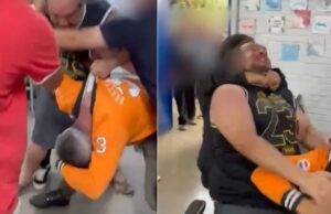 Professor é agredido por pai de aluna por proibir uso de celular; veja o vídeo