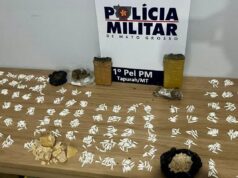 PM prende dois faccionados com cocaína e maconha em MT