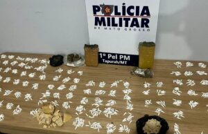 PM prende dois faccionados com cocaína e maconha em MT