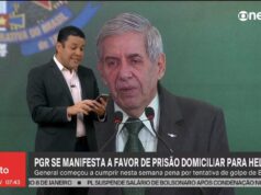 PGR defende prisão domiciliar para Heleno por motivos de saúde