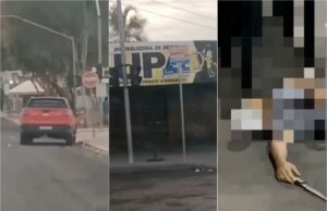 Homens trocam tiros e facadas em distribuidora e morrem em MT