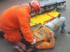 Bombeiros atendem duas vítimas de acidente de trânsito em MT