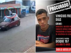 Polícia caça jovem que atropelou idosa em avenida e fugiu; vídeo