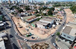 Complexo Viário do Jardim Leblon avança com demolições e novas estruturas para melhorar o tráfego